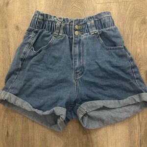 Denim shorts